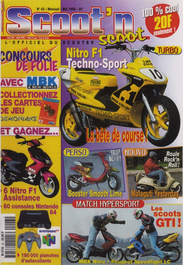 Scooter Officiel MBK Techno Sport 1998