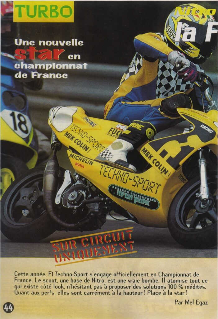 Scooter Officiel MBK Techno Sport 1998