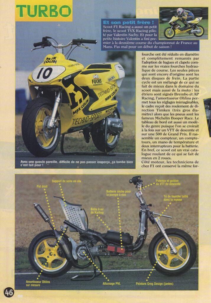 Scooter Officiel MBK Techno Sport 1998