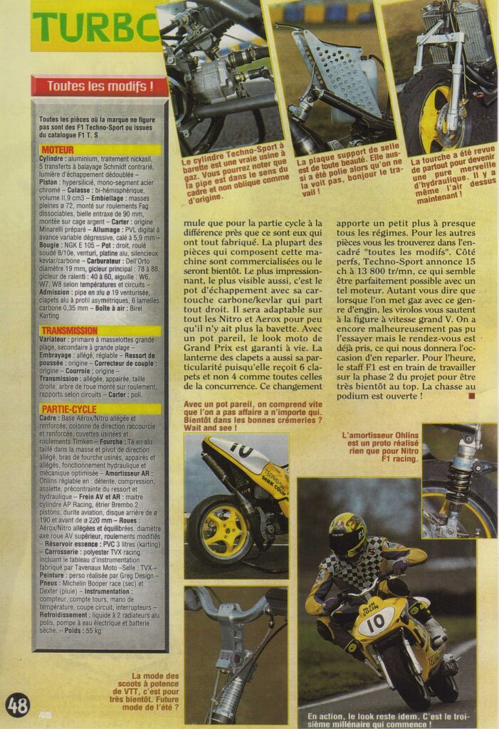 Scooter Officiel MBK Techno Sport 1998